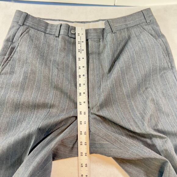 2-Piece Suit Guild-Hall Clothes Men's 42R VINTAGE Grey/ Blue Pin Stripe - Picture 10 of 16